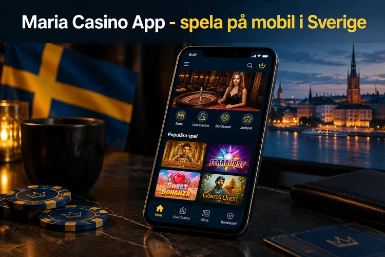 App Maria Casino - spela på mobil i Sverige