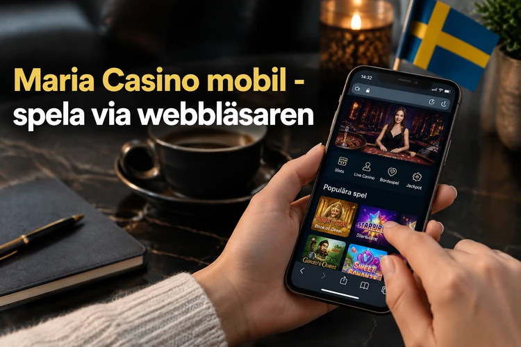 Maria Casino mobil - spela via webbläsaren