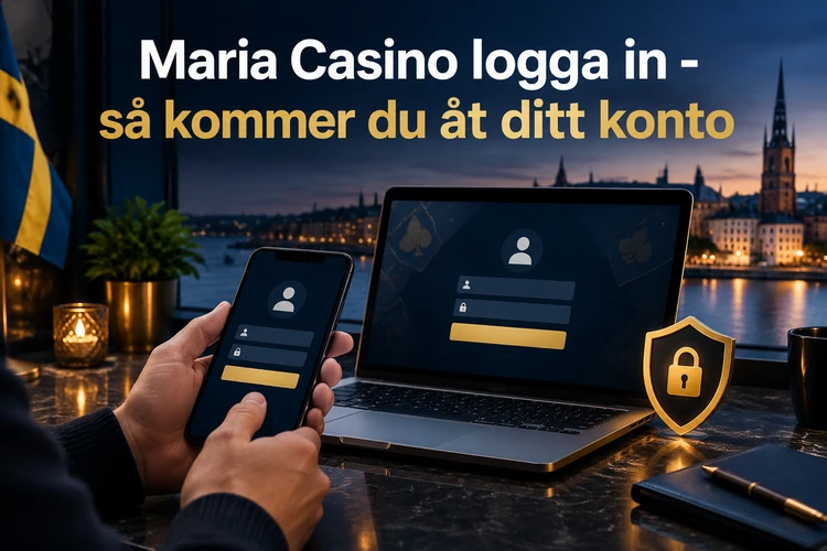 Maria Casino logga in - så kommer du åt ditt konto