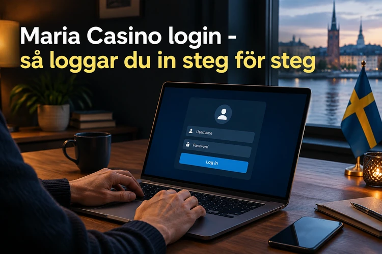 Maria Casino login - så loggar du in steg för steg