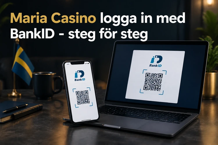Maria Casino logga in med BankID - steg för steg